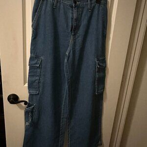 Universal Thread Cargo Denim Pants | Utility Pockets | Target